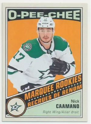 2019-20 O-PEE-CHEE - NICK CAAMANO #639 MARQUEE ROOKIES RETRO