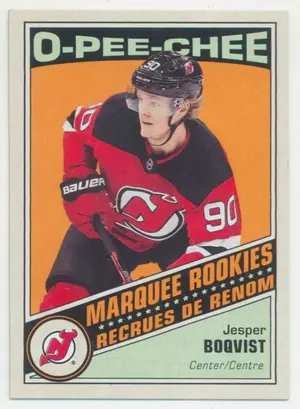 2019-20 O-PEE-CHEE - JESPER BOQVIST #649 MARQUEE ROOKIES RETRO