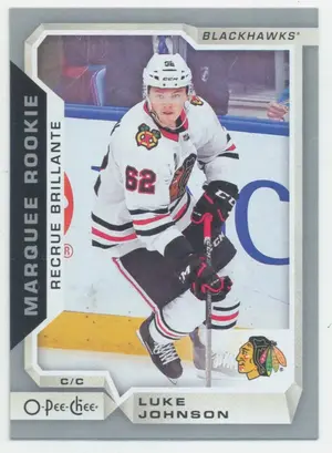2018-19 O-PEE-CHEE - LUKE JOHNSON #631 MARQUEE ROOKIE SILVER