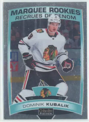 2019-20 O-PEE-CHEE PLATINUM - DOMINIK KUBALIK #186 MARQUEE ROOKIES