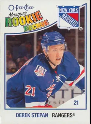 2010-11 O-PEE-CHEE - DEREK STEPAN #538 MARQUEE ROOKIE