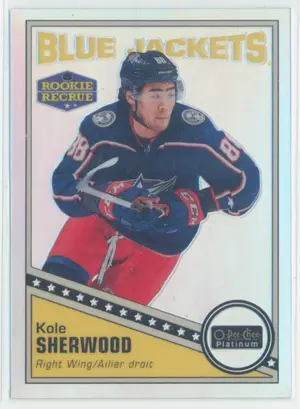 2019-20 O-PEE-CHEE PLATINUM - KOLE SHERWOOD #R-63 ROOKIE RETRO RAINBOW