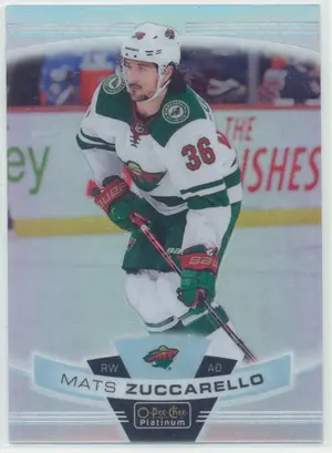 2019-20 O-PEE-CHEE PLATINUM - MATS ZUCCARELLO #79 RAINBOW