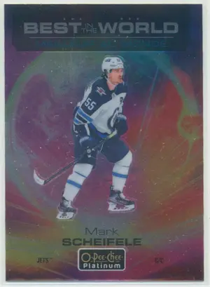 2020-21 O-PEE-CHEE PLATINUM - MARK SCHEIFELE #BW-5 BEST IN THE WORLD