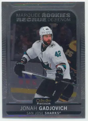 2021-22 O-PEE-CHEE PLATINUM - JONAH GADJOVICH #247 MARQUEE ROOKIES