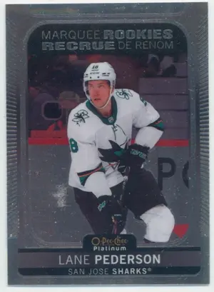 2021-22 O-PEE-CHEE PLATINUM - LANE PEDERSON #265 MARQUEE ROOKIES