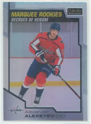 2020-21 O-PEE-CHEE PLATINUM - ALEXANDER ALEXEYEV #174 MARQUEE ROOKIES RAINBOW