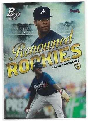 2019 Bowman Platinum Renowned Rookies #RR-17 Touki Toussaint