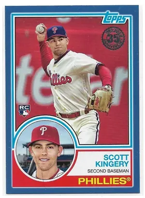 2018 Topps Update 1983 Topps Blue #83-3 Scott Kingery