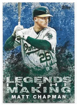 2018 Topps Update Legends in the Making Blue #LITM-6 Matt Chapman