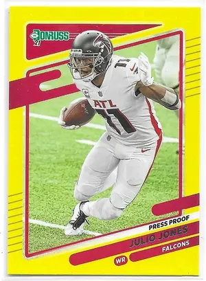 2021 Donruss Press Proof Yellow #233 Julio Jones
