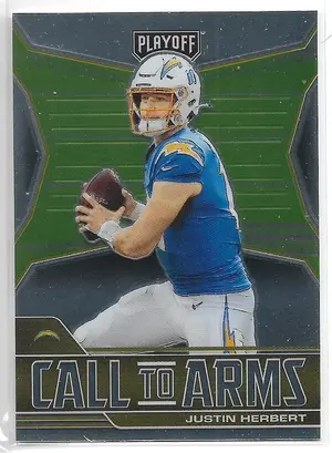2021 Playoff Call To Arms #CA-JHE Justin Herbert