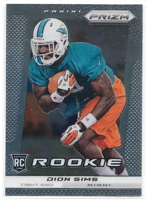 2013 Prizm #231 Dion Sims RC