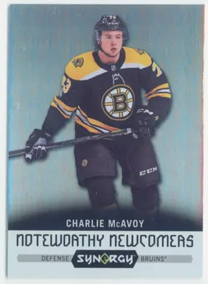 2017-18 SYNERGY - CHARLIE McAVOY #NN-20 NOTEWORTHY NEWCOMERS
