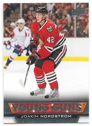 2013-14 Upper Deck #229 Joakim Nordstrom RC (Young Guns)