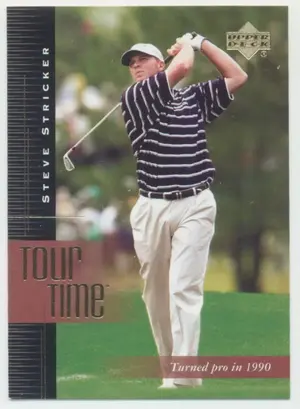2001 Upper Deck - Steve Stricker #180 Tour Time