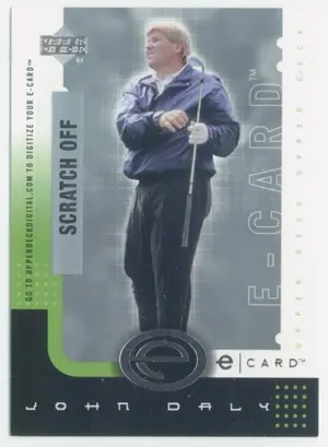 2001 Upper Deck - John Daly #E-JD E-Card