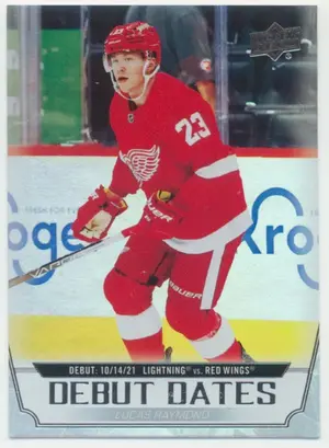 2022-23 UPPER DECK - LUCAS RAYMOND #DD-8 DEBUT DATES