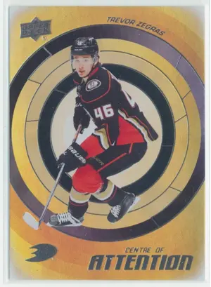 2022-23 UPPER DECK - TREVOR ZEGRAS #CA-4 CENTRE OF ATTENTION