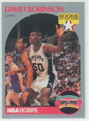 1990-91 NBA Hoops - David Robinson #270 Rookie of the Year