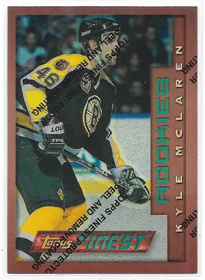 1995-96 Finest Refractors #111 Kyle McLaren RC (Bronze, Rookies)