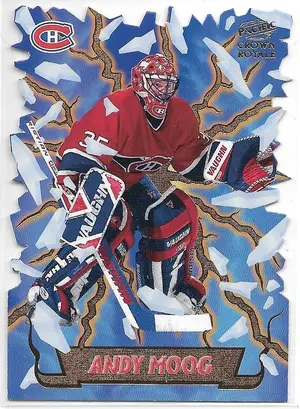 1997-98 Crown Royale Freeze Out Die-Cuts #10 Andy Moog