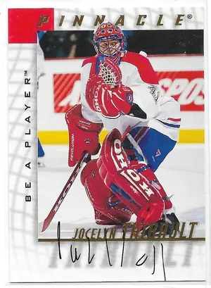 1997-98 Be A Player Autographs #10 Jocelyn Thibault