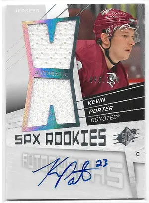 2008-09 SPx #163 Kevin Porter RC (446/999)