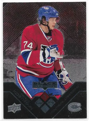 2008-09 Black Diamond Ruby #43 Sergei Kostitsyn (Single Diamond) (088/100)