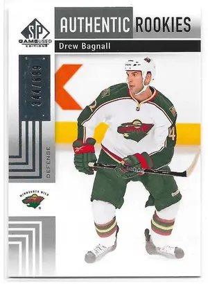 2011-12 SP Game Used #142 Drew Bagnall RC (Authentic Rookies) (344/699)