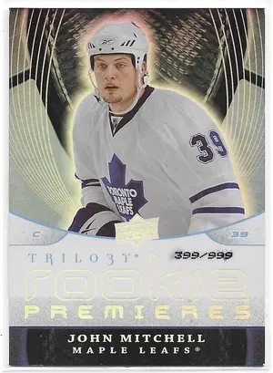 2008-09 Trilogy #106 John Mitchell RC (399/999)