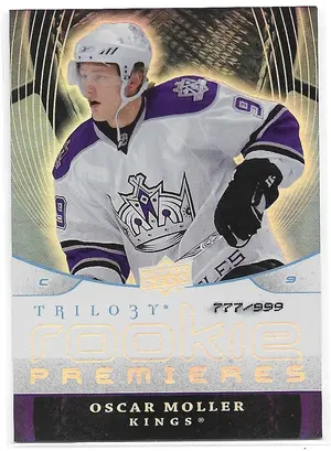2008-09 Trilogy #129 Oscar Moller RC (777/999)