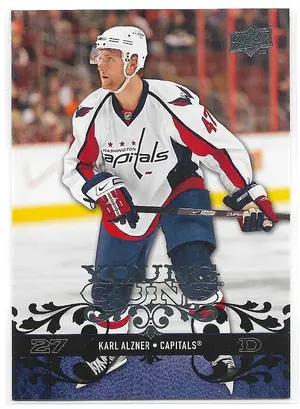 2008-09 Upper Deck #499 Karl Alzner RC (Young Guns)