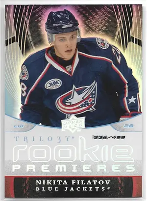 2008-09 Trilogy #168 Nikita Filatov RC (336/499)