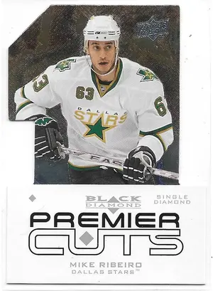 2008-09 Black Diamond Premier Cuts #PDC9 Mike Ribeiro (Single Diamond)
