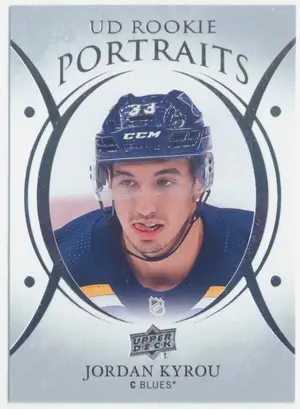2018-19 UPPER DECK - JORDAN KYROU #P-85 UD PORTRAITS