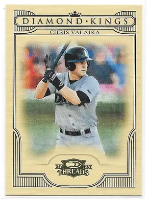 2008 Donruss Threads Diamond Kings #DK-7 Chris Valaika