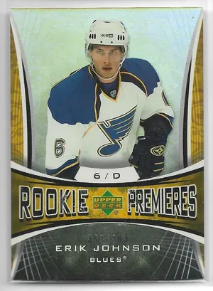 2007-08 Trilogy #174 Erik Johnson RC (389/999)