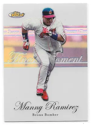 2007 Finest Rookie Finest Moment Refractor #RFM-MR Manny Ramirez