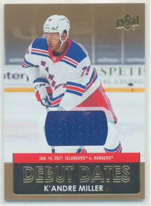 2021-22 UPPER DECK - K'ANDRE MILLER #DD-6 DEBUT DATES JERSEY