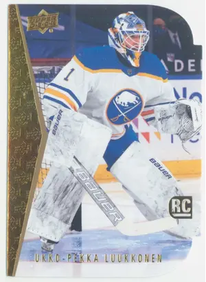 2021-22 UPPER DECK - UKKO-PEKKA LUUKKONEN #RDT-6 ROOKIE TRIBUTE DIE CUT