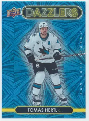 2021-22 UPPER DECK - TOMAS HERTL #DZ-37 DAZZLERS BLUE