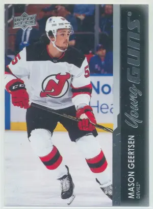 2021-22 UPPER DECK - MASON GEERTSEN #470 YOUNG GUNS
