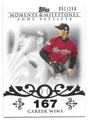 2008 Topps Moments & Milestones #112 Andy Pettitte (051/150)