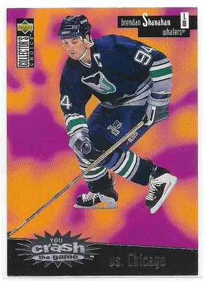 1996-97 Collector's Choice You Crash The Game #C14 Brendan Shanahan (vs. Chicago)