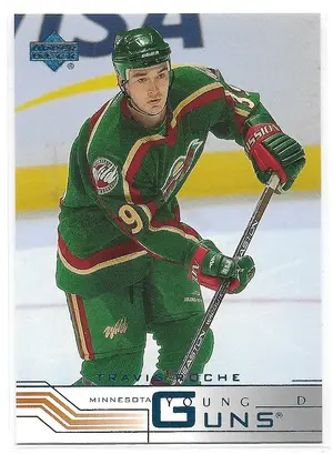 2001-02 Upper Deck #429 Travis Roche RC (Young Guns)