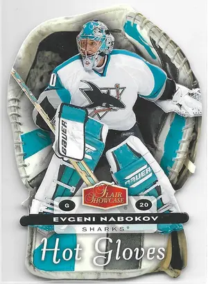 2006-07 Flair Showcase Hot Gloves #HG25 Evgeni Nabokov