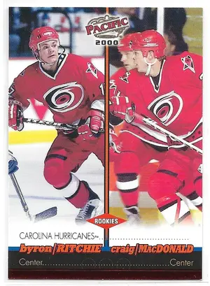 1999-00 Pacific Red #83 Byron Ritchie & Craig MacDonald RC