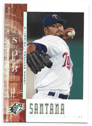2006 SPx Spectrum #53 Johan Santana