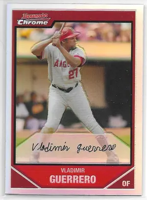 2007 Bowman Chrome Refractor #136 Vladimir Guerrero